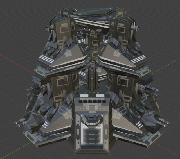 Cybran Tech 2 Fortress (Model finished)