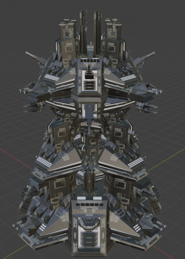 Cybran Tech 3 Fortress (Model finished)