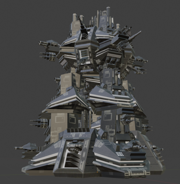 Cybran Tech 3 Fortress (Model finished)