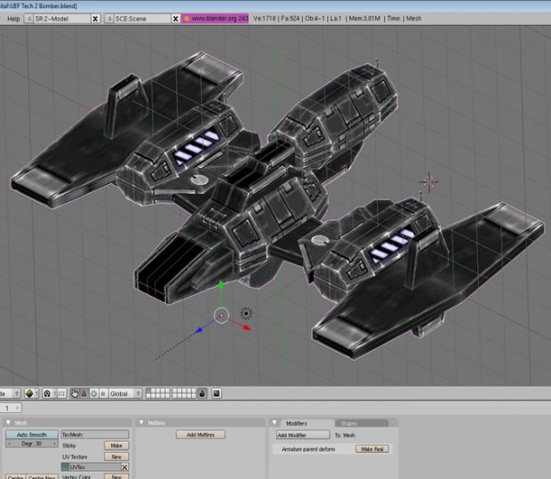 UEF Tech 2 Starbomber ready for Ingame. ;)
