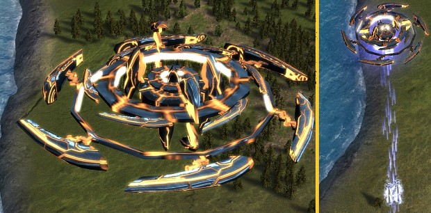 Seraphim Tech 3 Attack Flying-Saucer (Ingame + Action)