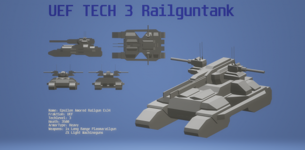 UEF Tech 3 Railguntank