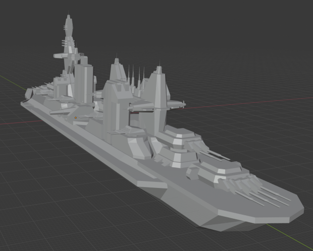 UEF Experimental Super Battleship WIP