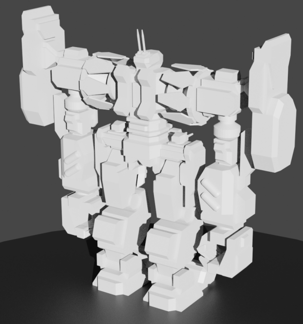 Second UEF Anti Kaiju Mech (Model finished)
