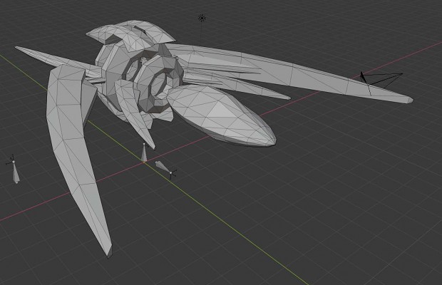 Seraphim Tech 1 Basic Starfighter (Model finished)