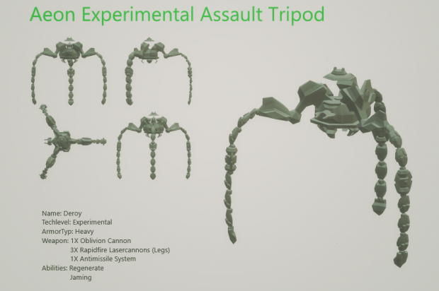 Aeon Experimental Assault Tripod