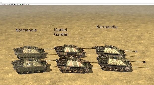 Jagdpanthers with completly reworked skins and wheels