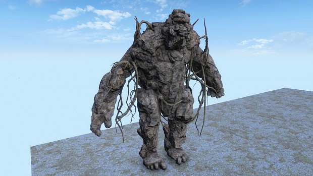 Rock Golem Front View