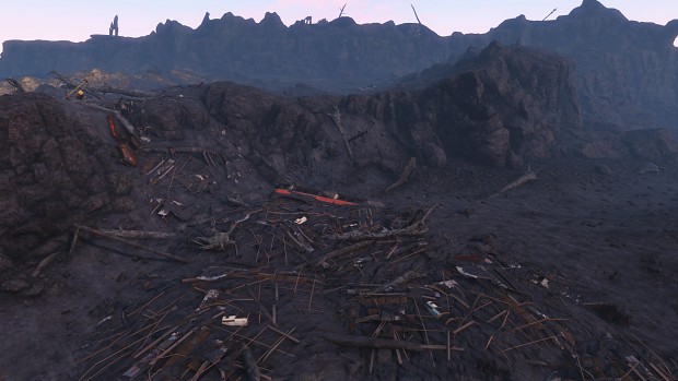 River Of Debris In Ashen Badlands