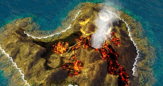 Volcanic Crescent Isle