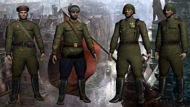 Soviet soldiers "Alternative skin pack 1"