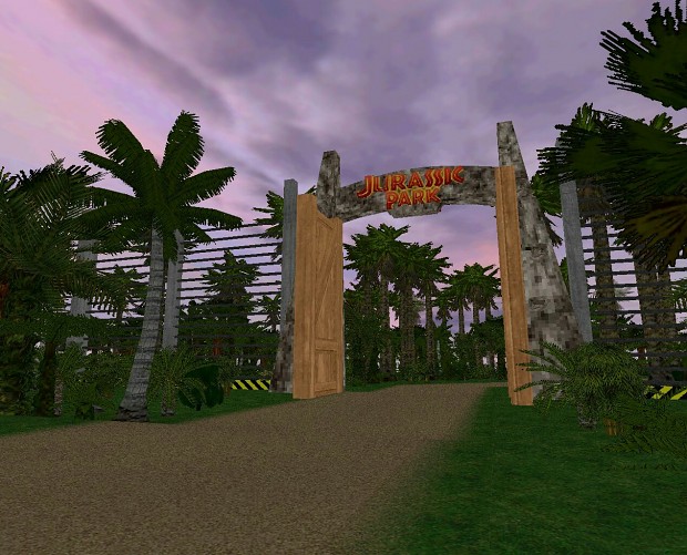 Jurassic Park's Main Gate