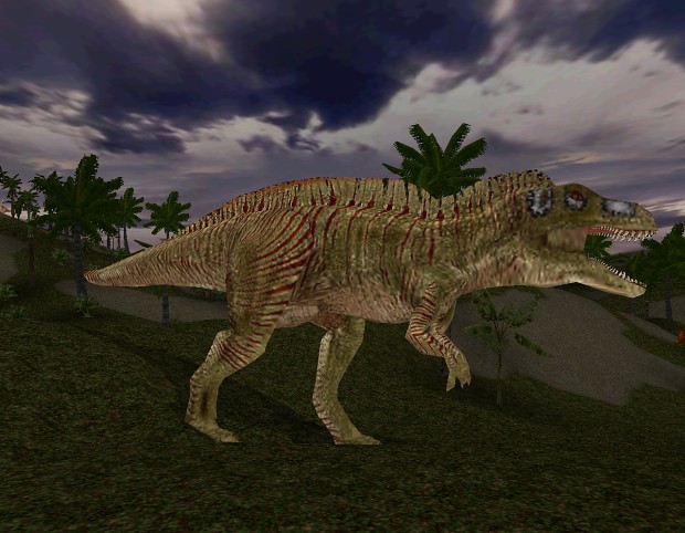 jurassic park operation genesis acrocanthosaurus