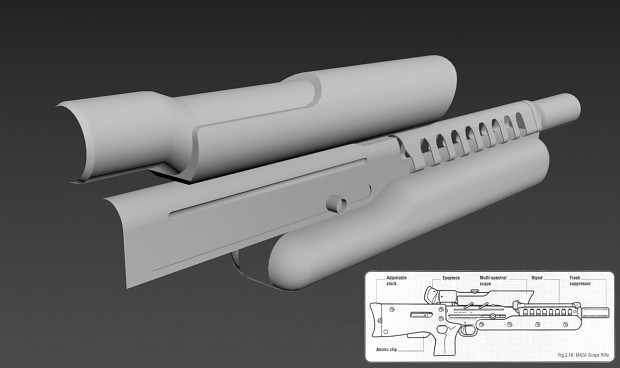 M42A Scope Rifle (work in progress)