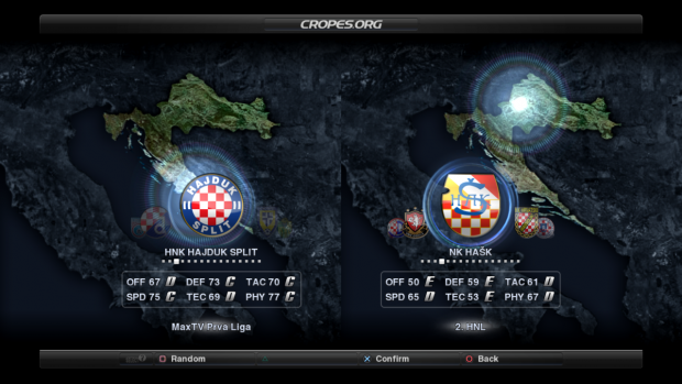 Exhibition match options image - CROPES HNL Patch (for PES 2012