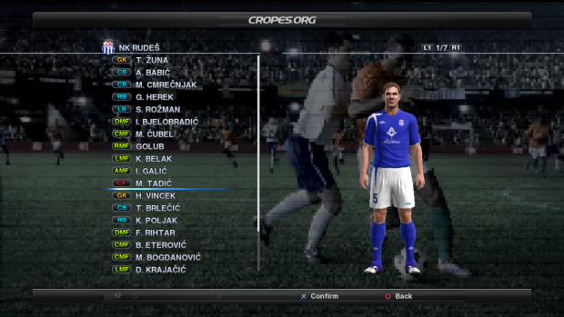 Tadić (NK Rudeš) image - CROPES HNL Patch (for PES 2012) mod for Pro  Evolution Soccer 2012 - Mod DB