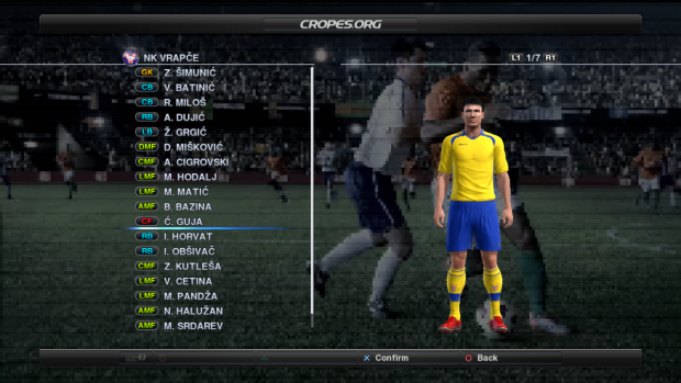 Exhibition match options image - CROPES HNL Patch (for PES 2012