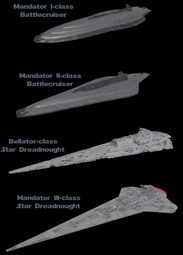 New Imperial and Kuati battlecruisers