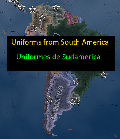 Uniformes de Soldados Sudamerica 3