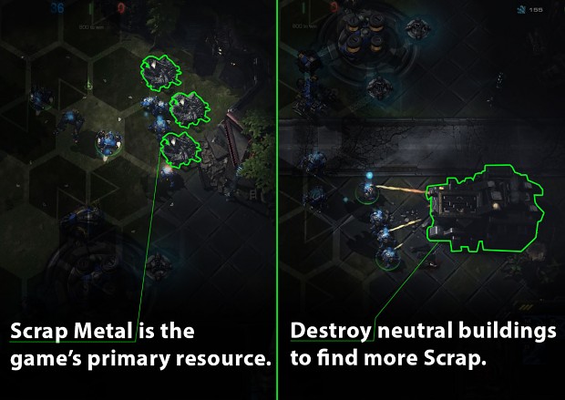 How to play: scrap resource