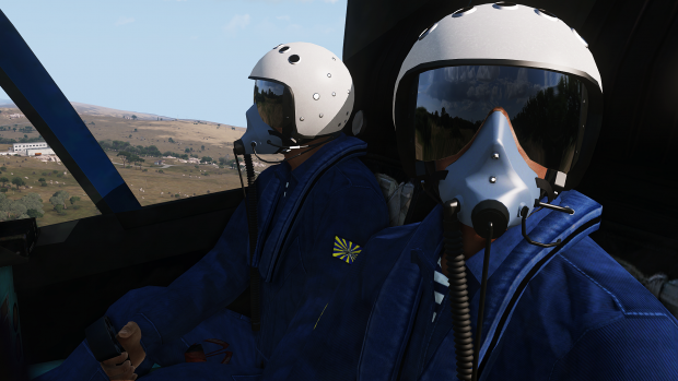 Jet pilot helmets