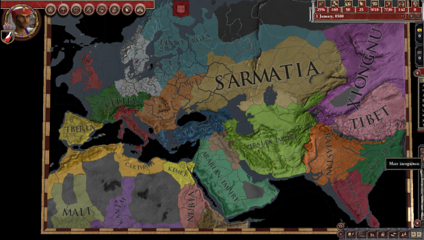 Updated de jure Empires