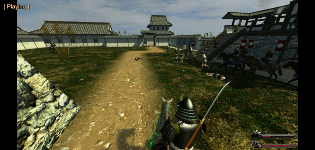 Cavalry in siege of Nagashino Castle