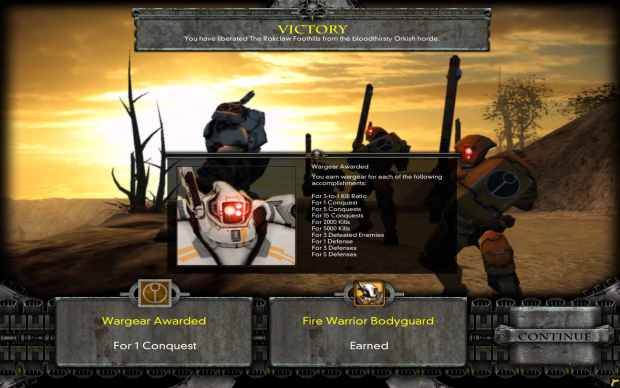 Victory Screen