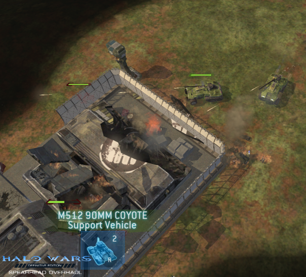 Screen1 image Halo Wars Spearhead Overhaul mod for Halo Wars