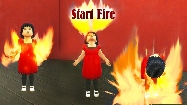 how to start a fire sims 4