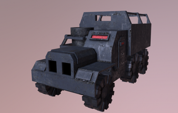 Imperial Guard Truck Conversion model
