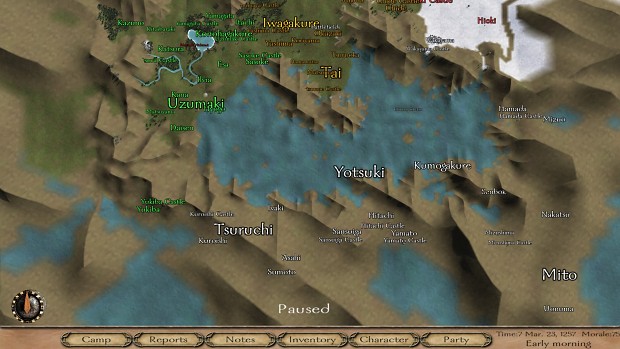 mount and blade warband world map