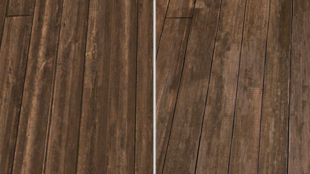 Deck wood comparison - Old vs New