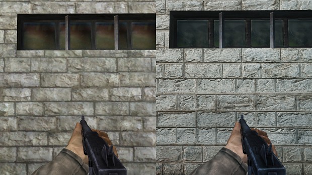 Building wall comparison