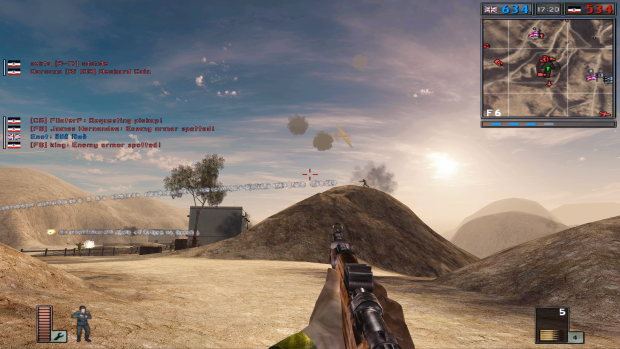 Multiplayer screenshot with updated skybox