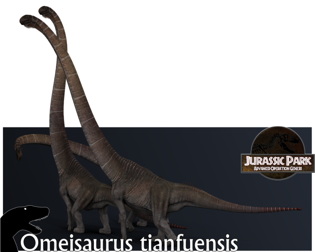 Omeisaurus tianfuensis Render