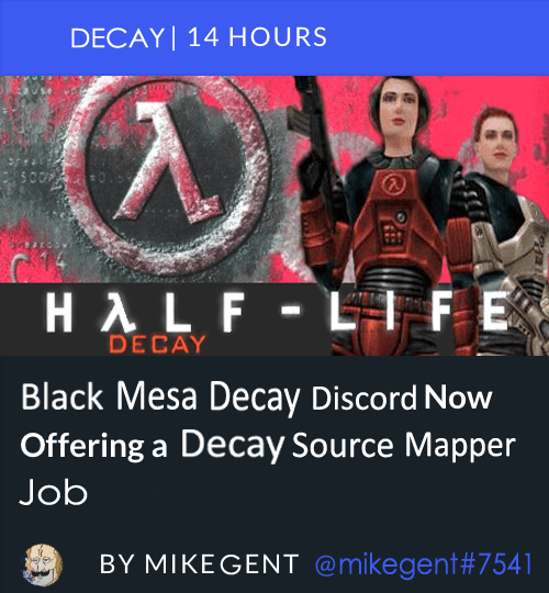 Decay 14 hours