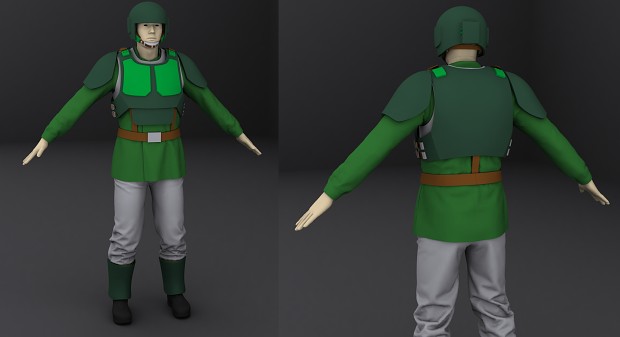 Cadian-esque Uniform and Armor