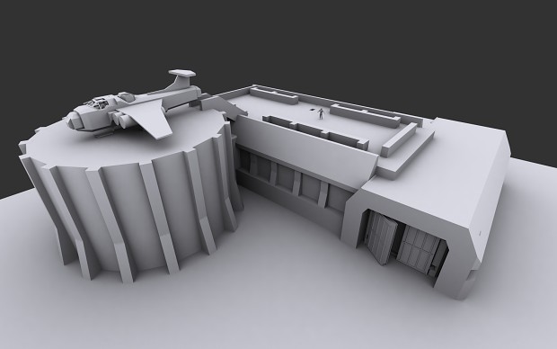 Concept - fortified fuel depot