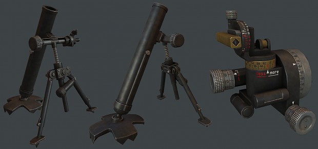 Infantry Mortar, with sight
