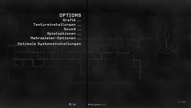 Modern Promod WaW Options menu
