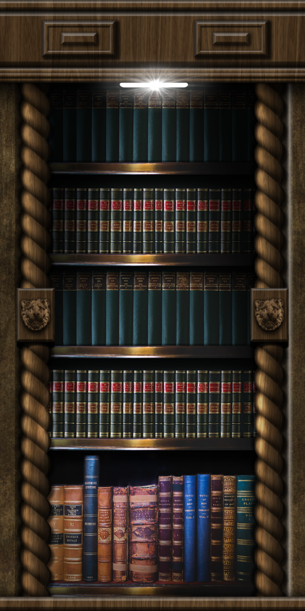 BookCase wall panel image - Hoover1979 UltraHD Doom 