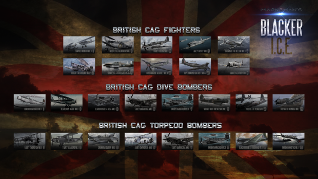 Model Images for British Carrier Air Groups (CAGs)