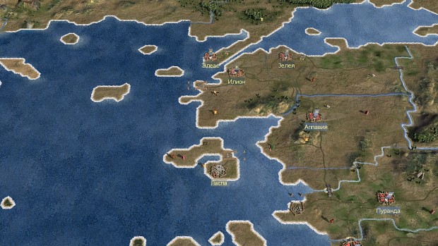 total war saga troy campaign map