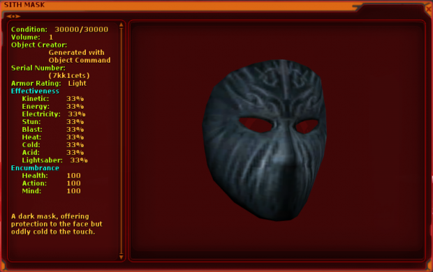 Sith Mask