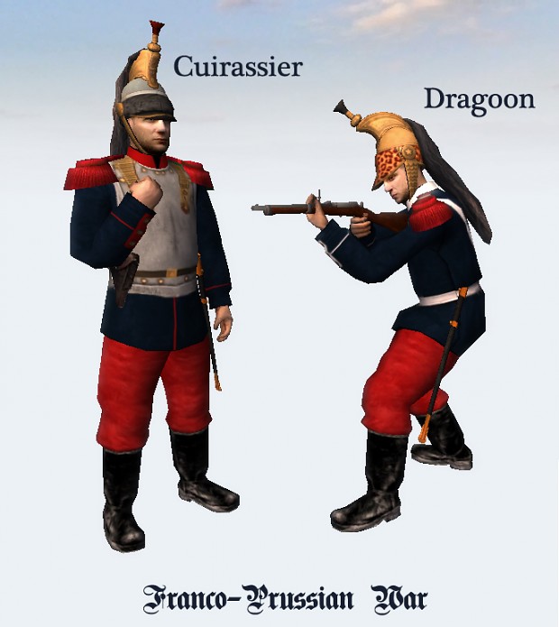 Cuirassier and Dragoon - Second French Empire 1870