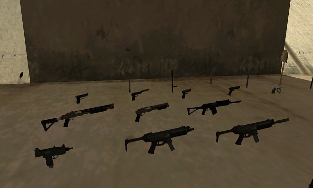 GTA SA Advance  - V Edition Weapon Lists 4