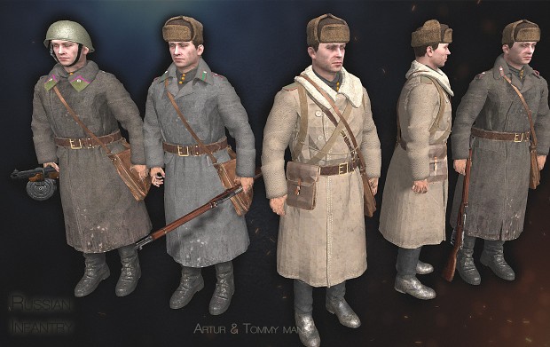 Russian winter coats,1944-45.
