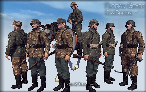 Florian Geyer SS Cav.Division,Budapest ostroma, new models.