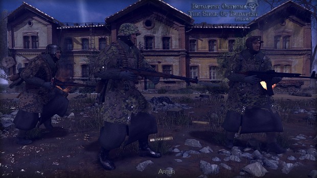 New models,enviroment props in the Siege of Budapest mod.